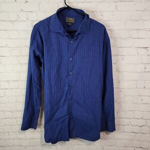 Men's Steve & Barry's longsleeve button-down shirt, size XL